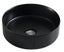 Round basin matte black 360 mm x 360 mm Carousel 1