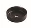 Round basin matte black 360 mm x 360 mm Carousel 3