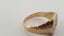 Stunning Gents Vintage 9ct Gold CZ Signet Ring - Large Size Y Carousel 4