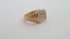Stunning Gents Vintage 9ct Gold CZ Signet Ring - Large Size Y Carousel 2