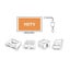 DATA FROG 720P Switch Converter To HDTV Video Cable Convenient Splitter For N64 Carousel 3