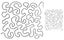 Quilting Full Line Stencil STIPPLE MEANDER 2 SIZES Reusable for Quilts use Po... Carousel 1