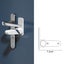 2Pack Anti-open Smart Door Handle Lock Door Stopper Carousel 5