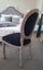 Louise Side Dining Chair - Black velvet, Natural Frame *25% OFF* Carousel 5
