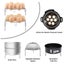 2 Pack Stackable Egg Steamer Rack Trivet Cooker Accessories Carousel 7