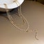 Necklace Three-layered Pearls Cubic Zirconia Necklace Carousel 3