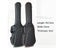40/41 Inchs Oxford Fabric Electric Guitar Case Colorful Edge Gig Bag Double Carousel 3