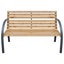 Garden Bench 112 Cm Solid Wood Fir Tokpit Carousel 5