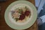 GORGEOUS CAKE PLATE WITH ROSES Carousel 1