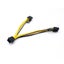 PCI-E 6-pin to Dual 6+2-pin (6-pin/8-pin) Power Splitter Cable Carousel 3