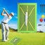 Golf Training Mat Golf Putter Practice for Swing Detection Batting Carousel 1