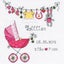 Riolis It's a Girl! - Cross Stitch Kit Carousel 1