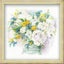 Riolis Watercolour Peonies - Cross Stitch Kit Carousel 1