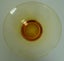 Hand Crafted Amber Gold Art Glass Bowl Carousel 3