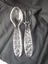 Vintage Beautiful Crystal /Glass Salad Servers - Spoon & Fork Carousel 1