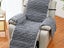 For 3-Seater T-shaped Recliner Couch Cover Recliner Cushion Slipcover Grey Carousel 2