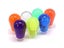 One Happ American Style Handle Arcade Joytsick Topball Crystal Clear Knob Carousel 7