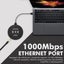PROMATE All-in-1 USB-C Hub w/ 100W Power Delivery & 10W Qi - Black Carousel 7