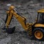 Die-cast Back Hoe Loader Two way Bulldozer Tractor Model 1:50, Metal, Huina 1704 Carousel 5