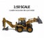 Die-cast Back Hoe Loader Two way Bulldozer Tractor Model 1:50, Metal, Huina 1704 Carousel 10