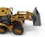 Die-cast Back Hoe Loader Two way Bulldozer Tractor Model 1:50, Metal, Huina 1704 Carousel 14