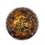 Rembrandt Leopard Glass Vase - Amber Black (SE2625) Carousel 3