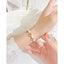 Bracelet Stainless Steel Fashion Pearl CZ Yellow Gold Color Bracelet Carousel 4