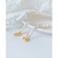 Bracelet Stainless Steel Heart Design Freshwater Pearls Yellow Gold Plated Carousel 4