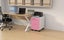 2 Drawers Mobile File Cabinet - Pink Carousel 4