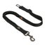 Dog Car Seat Belts Heavy Duty Adjustable Elastic Black Carousel 1