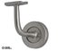 Miles Nelson #512 Bannister Bracket Satin Nickel on Solid Brass Concealed Fix Carousel 1