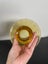 Vintage Bagley amber glass posy bowl c1930s Carousel 7