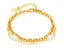 Pearls Multilayer Bracelet Stainless Steel Yellow Gold Plated Bracelet Carousel 1