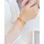 Pearls Multilayer Bracelet Stainless Steel Yellow Gold Plated Bracelet Carousel 3