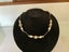 CULTURED PEARL NECKLACE with CRYSTAL BALLS = WHITE + PURPLE PEARLS Carousel 3