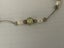 CULTURED PEARL NECKLACE with CRYSTAL BALLS = WHITE + PURPLE PEARLS Carousel 8