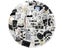 10/30/61pcs Ins Style Cute Stickers Black White Simple Decals Decoration DIY Carousel 4