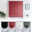 Pleated Shade Curtain Fabric Blind For Bathroom Kitchen Shading Curtain-RED Carousel 1