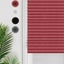 Pleated Shade Curtain Fabric Blind For Bathroom Kitchen Shading Curtain-RED Carousel 3