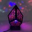 Hollow Cutout Wooden Desk Table Lamp Light RGB Colour Changing Carousel 3