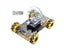 Mini RC Mecanum Wheel Omni Robot Car Chassis Kit With TT Motor For Arduino Carousel 1