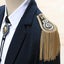 1 Pair Tassel Link Chain Epaulet Shoulder Boards Badge Metal Fringed Epaulettes Carousel 4