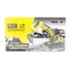 Die-cast Demolition Digger Model Scale, 1:60, Huina 1811 YELLOW Carousel 17