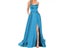 Cheap Royal Blue Velvet One Shoulder Long Maxi Dress Plus Size Special Occasion Carousel 7