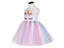 Kids Unicorn Costume Girls Birthday Party Gift LED Lights Sequin Rainbow Tutu Carousel 5