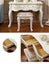 X01 European Luxurious Cream White/Cham 7pieces queen size bedroom set Carousel 3