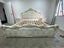 X15 European style Luxurious White/White Tufted Rococo Super King 7Pc BedroomSet Carousel 7