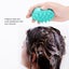 Silicone Scalp shampoo Shower Washing Hair Massage Massager Brush Comb Carousel 7