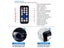 AMPrime 1 Din In-dash Car Radio Audio Video MP3 Player Speaker Stereo FM Aux Carousel 3