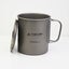 Titanium Mug Pot - 750ml - with handle & lid. Carousel 14
